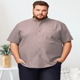 thumbnail image 1 of Chemise Classique à Manches Courtes pour Hommes Grande Taille Confort Signature Flex, 1 of 6
