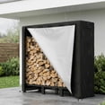 thumbnail image 4 of Support à Bois d'Extérieur Robuste - Porte-Bûches en Acier au Carbone Durable - Organisateur de Rangement Ajustable - Résistant aux Intempéries, pour Foyer, Patio et Cour Arrière - Support à Bois de 4 Pi + Housse Imperméable, 4 of 8