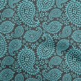 thumbnail image 1 of oneOone Viscose Chiffon Gray Fabric Asian Paisley Block Craft Projects Decor Fabric Printed By The Yard 42 Inch Wide, 1 of 5