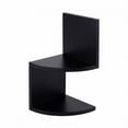 thumbnail image 3 of hometrends Black Corner Shelf Set, 3 of 8