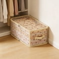 thumbnail image 4 of Todaioua Squirrel Pattern Foldable Storage Box with Lid - Fabric Closet Organizer Bin for Sweaters Blankets Pants, Large Capacity Collapsible Wardrobe Bedroom Container, 4 of 6