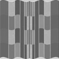thumbnail image 1 of Ahgly Company Tapis d'Intérieur Lavable à la Machine, Carré, Transitionnel, Gris Gray, Tapis de Zone, 5 Pieds Carré, 1 of 7