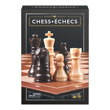 Cardinal Classics, Chess Set with Folding Chess Board and Chess Pieces 2-Player Strategy Board Game, for Adults and Kids Ages 8 and up