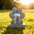 thumbnail image 4 of Plaque en Pierre Commémorative pour Animaux Souvenir Photo Sincère pour Chats et Chiens, 4 of 5