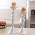 thumbnail image 2 of facefd Bougeoir Long en Métal pour Bougie Chauffe-Plat Vase à Fleurs Blanc-m, 2 of 6