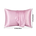 thumbnail image 3 of Fall Pillow Covers,2 Pcs Emulation Silk Satin Pillowcase Comfortable Pillow Cover Pillowcase for Bed Throw Hair Beauty Pillow Covers,Throw Pillow Covers,Satin Pillowcase for Hair, 3 of 7