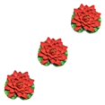 thumbnail image 1 of QualitChoice Artificial Lotus Replacement Simulation Outdoor Garden Park Pond Pool Photography Fake Water Flower Decor Red 3PCS, 1 of 6
