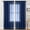 Navy#5, variant on Sheer Solid Color Curtains - 106" x 84" Semi-Transparent Polyester Gauze Panels, Black/White/Gray/Pink/Navy, Rod Pocket Design for Living Room & Bedroom
