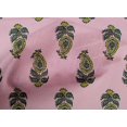 thumbnail image 4 of oneOone Cotton Poplin Fabric Leaves & Paisley Block Printed Craft Fabric BTY 42 Inch Wide, 4 of 4
