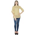 thumbnail image 2 of Robe Haut Boho Unie Tenue Décontractée Tunique Vêtements pour Femmes Coton Robe d'Été, 2 of 5
