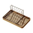 thumbnail image 2 of EGNMCR Kitchen Gadgets, Kitchen Accessories, Kitchen Utensils, Kitchen Tool Stainless Steel Kitchen Drying Rack With Tray Countertop Bowl Organizer For Home Use Plastic Drip Tray, 2 of 6
