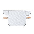 thumbnail image 3 of Windshield Cover for Ice and Snow,Car Windshield Snow Cover for Ice Frost Winter Car Cover Windscreen Covers Thicken Thickness Frost Guard with Side Mirrors Protector for Most Cars Suvs, 3 of 9