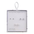 thumbnail image 2 of Luxury Designs Sterling Silver Set of 3 Studs, 2 of 2