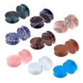 thumbnail image 2 of BodyJ4You 18PC Stone Ear Plugs Double Flare Saddle Stretching Gauges Expander 8G-30mm, 2 of 6