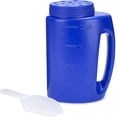 thumbnail image 1 of EIGTHTAIL Ice Melt Salt Spreader Handheld Shaker for Lawn Seed  Salt  Ice Melt  Calcium  Deicer Shaker 2 Liter  Adjustable Hole Size  Handy for Fertilizer Lawn Seed Salt to Deice, 1 of 6