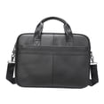 thumbnail image 1 of Bag Mens Briefcase Laptop Bag Shoulder Satchel Bag Waterproof Notebook Black, 1 of 8