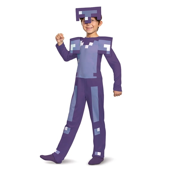 Minecraft Enchanted Diamond Armor Classic Kids Costume