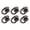 Gun color, variant on TOPINCN 20 Sets D Ring for Purse Leather Stud Rivets, Metal Ball D Ring Studs Screw Rivets for Leather Crossbody Purse Wallet Conversion Kit Accessories Handbag Purse