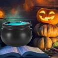 thumbnail image 3 of yingyy Halloween Witch Cauldrons Fog Maker Spooky Mist Effect Festive Decorations Safe To Wide Application silver UK  Plug 1Set, 3 of 6