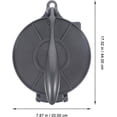 thumbnail image 4 of Tortilla Press, Tortilla and Roti Maker, 12 Inch Dough Press Quesadilla Maker Pizza Press Roti Press Masa Roti Maker Chapati Maker for Flour Tortilla Grey, 4 of 5