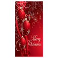 thumbnail image 1 of Huanglei Christmas Door Decoration Door Cover Hanging Cloth Holiday Party Layout Scene Background Cloth, 1 of 4