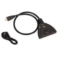 thumbnail image 2 of Sélecteur de Commutateur Vidéo 3 Ports, 4K 3 en 1 Sortie Son Clair Interface Multimédia Compacte pour Projecteur pour PC, 2 of 7