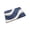 Blue, variant on Non Slip Bath Mat 24 in x 16 in Soft Absorbent Polyester Bathroom Carpet Mat Machine Washable Blue Gray