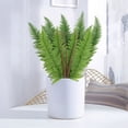 thumbnail image 2 of Feltree Synthetic Persian Leaf Artificial Grass, Weatherproof Greenery for Window Boxes/Terrace Pots (22.83" Height), 2 of 7