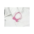 thumbnail image 4 of INSPIRE CHIC Men's Pre-Tied Bow Ties Adjustable Strap Solid Color Knitted Bowtie Pink, 4 of 5