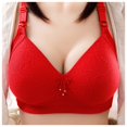 thumbnail image 2 of Soutien-gorge pour Femmes à Bonnets Fixes, Ouverture Frontale à Boutons, Style Mince, Effet Rassembleur, Respirant, 2 of 4