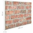 thumbnail image 4 of vidaXL Panneaux Muraux 3D avec Design Brique Rouge 10 Pcs EPS, 4 of 5