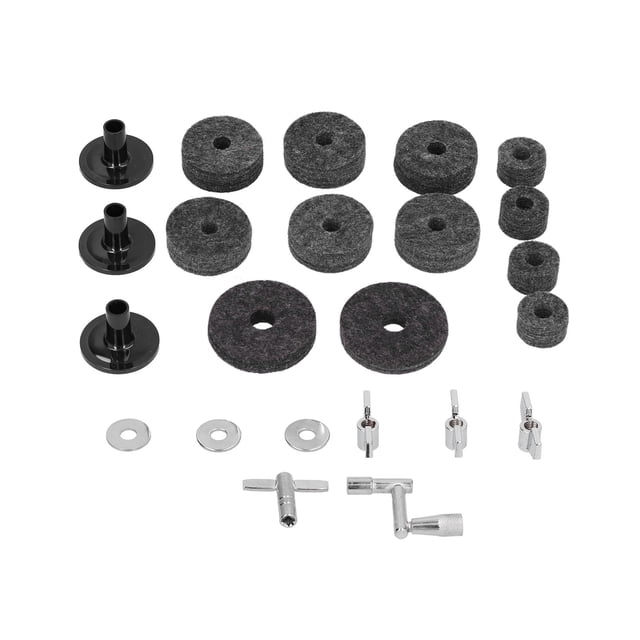 Drum Set Felt, Standard Size Practical Strong Durable Cymbal Felts Sets For Most Drum Kits For Boom Stands