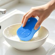 pstuiky Kitchen Cleaning Sponges Pads for Dishes Non Scratch Scourer Sponge Household Dishwashing Blocks for Pots Pans 4.33 X 3.14 X 1.18 In Home Use