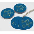 thumbnail image 4 of Inkdotpot Gold Foil Paper Hang Tag Happy Birthday Favor Tag 100 Piece, 4 of 6