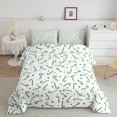 thumbnail image 1 of YST Ensemble de Couette Réversible de Noël Format Grand Lit, Ensemble de Literie Vert Canne de Bonbon de Noël pour Enfants Garçons Filles Adultes, Ensembles de Couette de Literie des Fêtes d'Hiver, Insert de Couette de Noël, Vert Blanc, 1 of 7