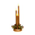 thumbnail image 3 of Lipstore Christmas Flameless Candles Flameless Pillar Candles Photo Props LED Candles Gold, 3 of 8