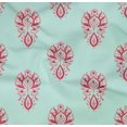 thumbnail image 4 of oneOone Organic Cotton Poplin Twill Fabric Floral Block Print Fabric BTY 42 Inch Wide, 4 of 4