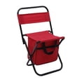 thumbnail image 1 of Chaise Pliante Confortable en Métal avec Sac de Rangement Portable pour la Pêche, le Camping, les Activités de Plein Air, 1 of 3