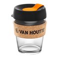 thumbnail image 1 of Van Houtte Cork-Sleeve Glass Mug, 1 of 3