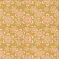 thumbnail image 1 of Ahgly Company Tapis d'Intérieur Lavable à la Machine, Carré, Transitionnel, Orange, Tapis de Zone, 4 Pieds Carré, 1 of 7