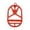 M, variant on Elodie Backpack Shoe Holder Portable Footwear Clip for Travel Outdoor Sports Tennis Blue