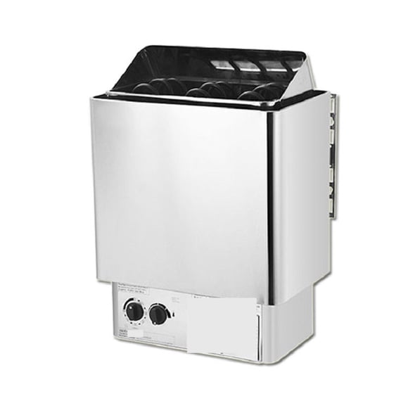 Poêle de Sauna pour la Maison, Petit Poêle à Vapeur en Acier Inoxydable, Chauffage, Équipement de Chauffage, Salle de Vapeur Sèche, Chaudière Murale à Température Constante, Installation Sans Effort