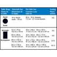 thumbnail image 4 of Mainstays Heavy Duty Waterproof Tablecloth Protector 70" Round, Clear, 4 of 8