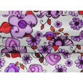 thumbnail image 4 of oneOone Velvet Amethyst Fabric Florals Sewing Craft Projects Fabric Prints By Yard 58 Inch Wide, 4 of 4