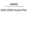 thumbnail image 2 of CMX Front Rear Ceramic Brake Pads Kit for Car 2003-2008 Honda Pilot KCX-100475, 2 of 9