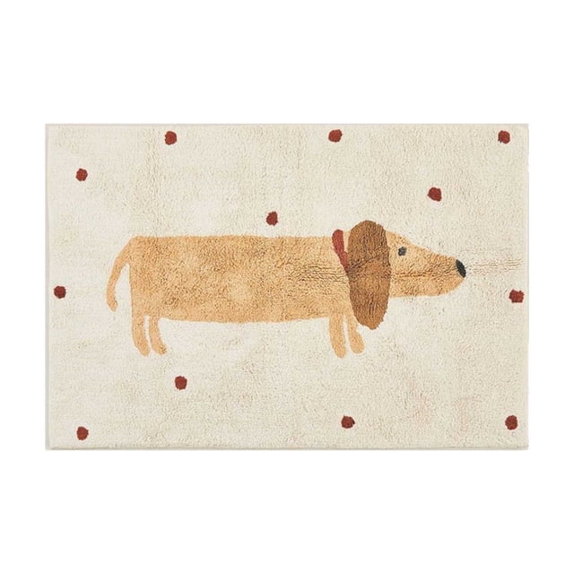 Hearth & Gear Rug Cute Living Room Bedroom Rug Bedside Puppy Blanket Children's Room Fall Game Crawling Rug Washable Netted Throw Blanket Throw Carpets for Living Room Velour Throw Blanket Cute Room