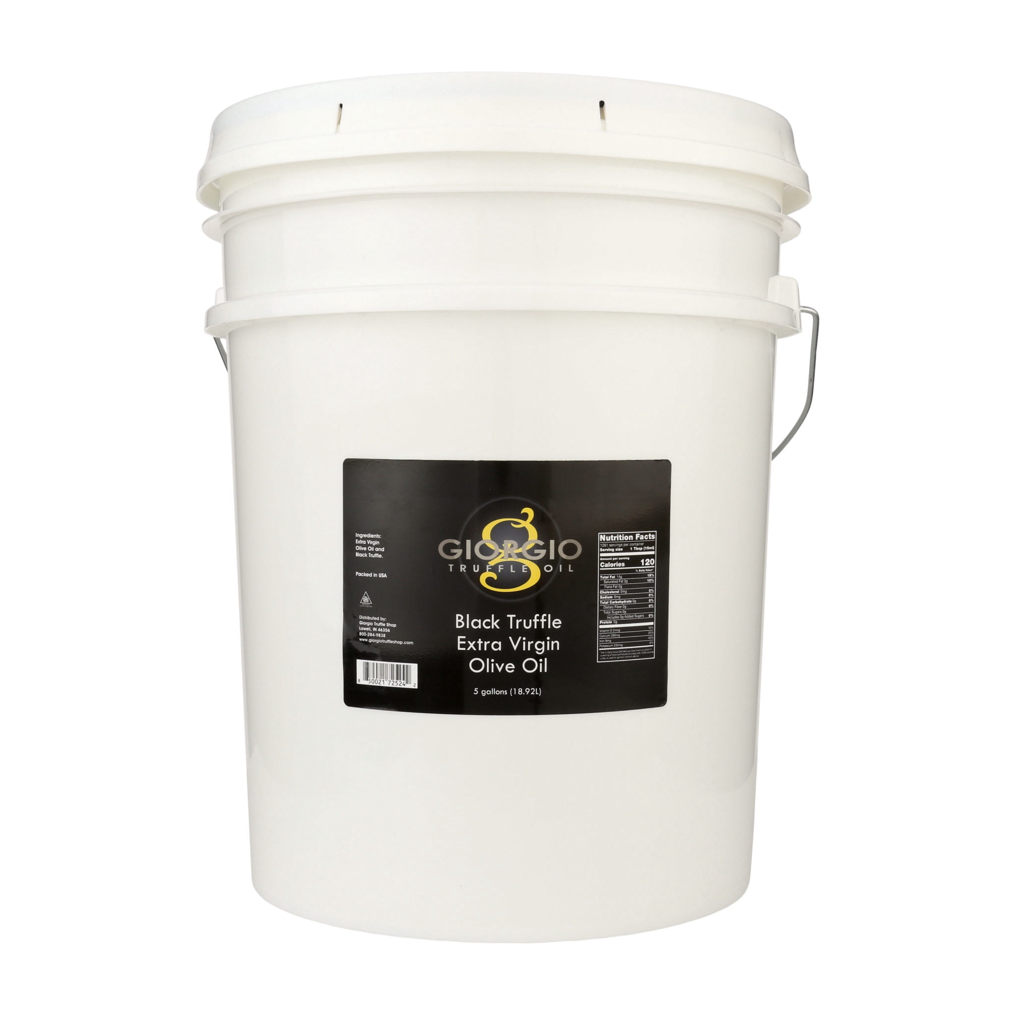 Truffle Extra Virgin Olive Oil - 5 Gallon / 640 oz for Bulk Food Service