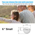 thumbnail image 5 of [3 Pairs] Replacement Ear Tips for Airpods Pro with Noise Reduction Hole, Silicone Ear Tips for Airpods Pro with Portable Storage Box and Fit in The Charging Case (Small, White), 5 of 5