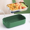 thumbnail image 4 of ZZkhGO Stainless Steel Lunch Box, 700ml Plastic Bento Box with Removable Liner, Leak Proof Lunch Container for Children Adults, 4 of 6