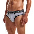thumbnail image 1 of B91xZ Underwear Men Breathable Cotton Micro-Stretch Assorted Briefs,Gray M, 1 of 2